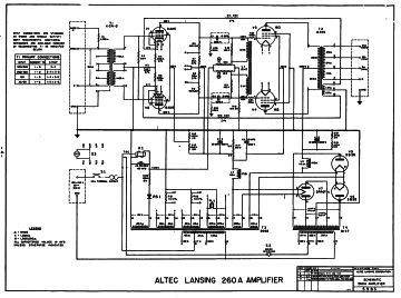 Altec Lansing AL260A schematic circuit diagram
